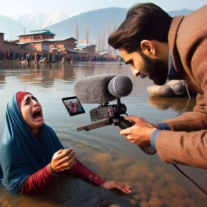 From paid journalism to 'Be-zameer' journalism 💔
kashmiris witness everything!😌😌
#SrinagarBoatTragedy