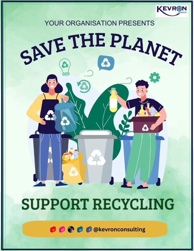 Join the movement to save our planet! Learn about the power of recycling and its vital role in preserving Earth's resources. Check out our insightful infographic on the recycling process and share your thoughts in the comments below. 
🌐: kevrongroup.com
#RecycleForEarth
