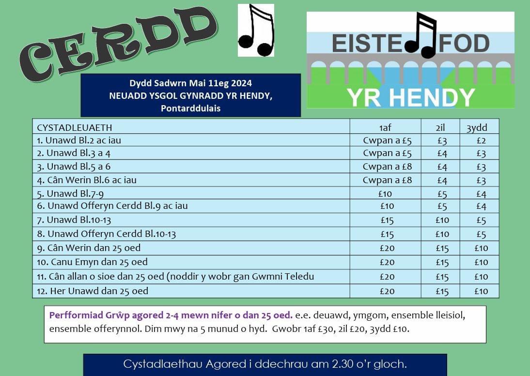 Eisteddfod Gadeiriol yr Hendy tweet media