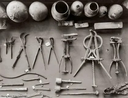 The medical instruments found at the excavations in Pompeii are so similar to modern ones that some of them have quite modern carvings. 

Despite the fact that the first design of a machine for making screws did not appear until 1569, but in practice it could be implemented only…