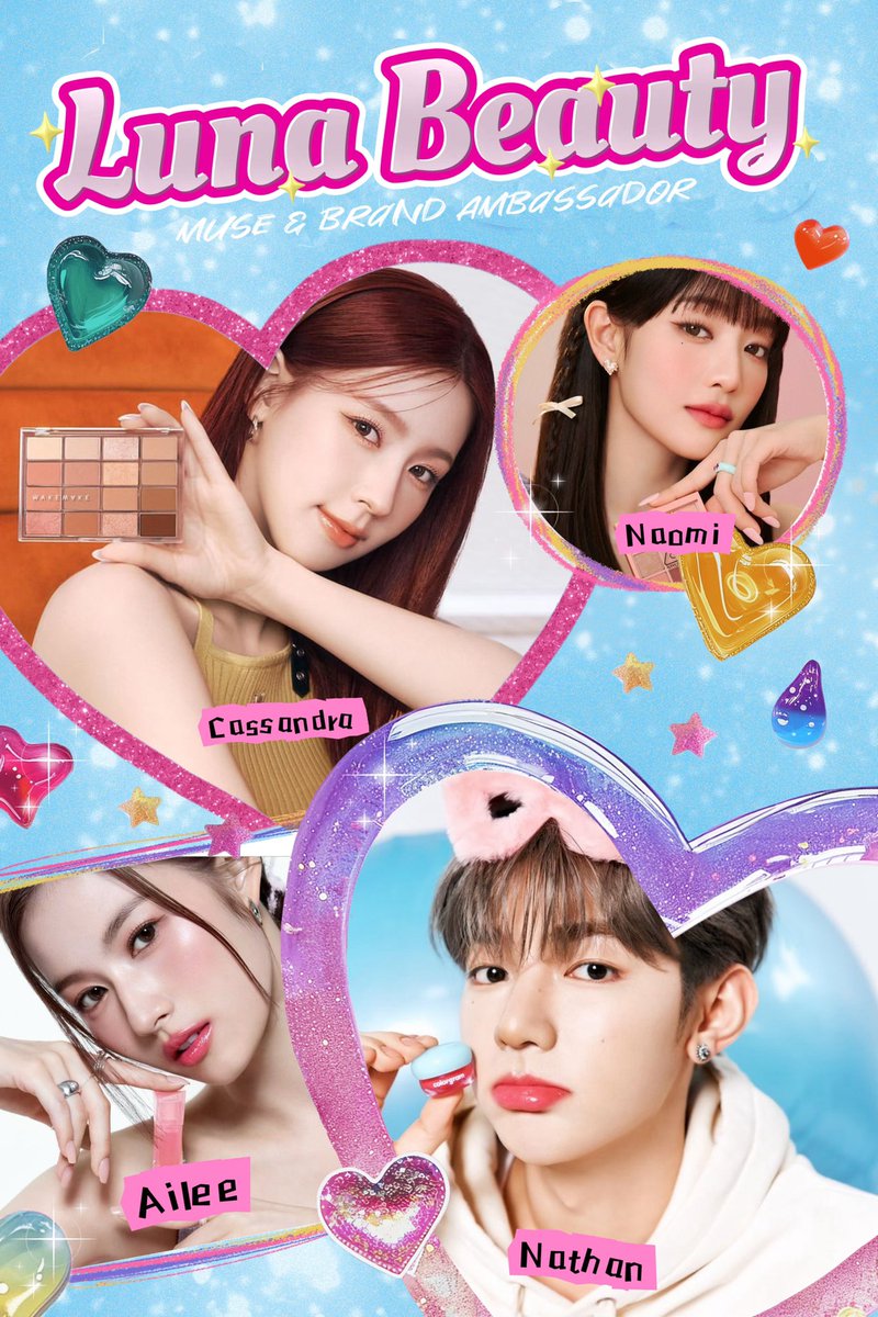 Iunabeauty's tweet photo. Everyone please welcome our New Muse &amp; Brand Ambassador

Naomi Dorothea - @servaoice
Ailee Derana - @ihwalsenja
Cassandra Wang - @lavienrosye
Nathanael Danadyaksa - @belaiannya

We've very glad to have you here with us 💖 https://t.co/x3Zv7iqoYi