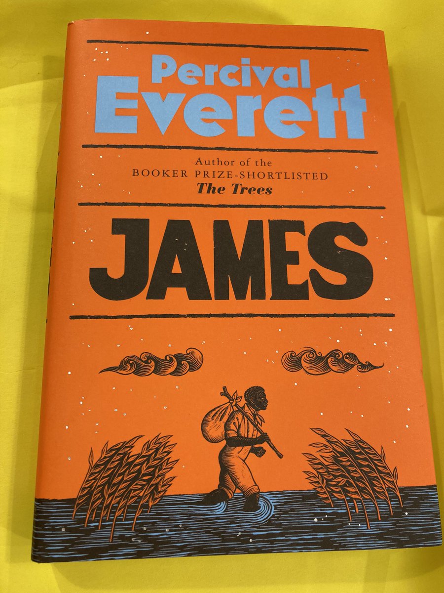 My 4th book of the century so far is James by the amazing Percival Everett . It’s one of those books which need space after reading @panmacmillan . Quite stunning 🤩