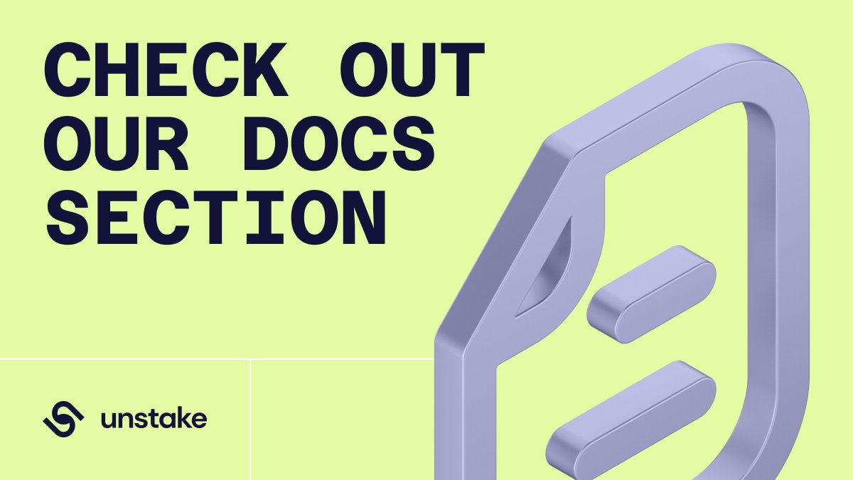 Unstake protocol tweet media