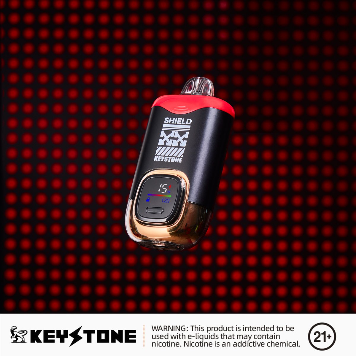 【A Spectrum of Excellence】The Keystone Shield, the first prefilled pod-system with adjustable power setting. Boasting 12,000 puffs, a 0.9" screen, and a 900mAh battery to last all day. 
#Keystone #ColorfulVaping #pod #vaping #vape #vapelife #vapepod #podsystem #prefilledpods