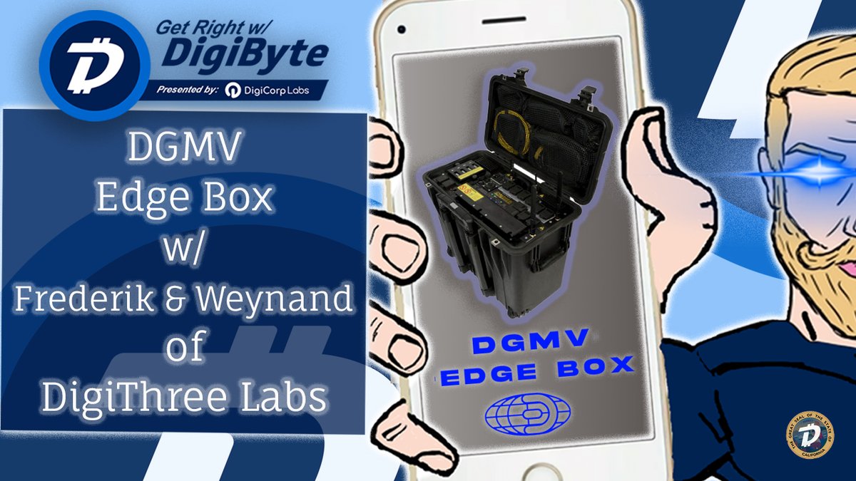 Thank you, @DGBSoCal, for unveiling our full #datacenter solution for #Edge #IoT & #Private #5G with the $DGMV-Edge Box in your latest episode!

Don't miss out—everyone curious, catch this session! 

Link here 🎬
x.com/DGMV_Show/stat…

#CryptoNews #Decentralization #Blockchain