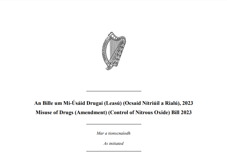 Did you know the Fine Gael Senators have published a bill which seeks to add Nitrous Oxide to the Misuse of Drugs Act?

If passed, personal possession of Nitrous Oxide would be criminalised like cannabis, cocaine and heroin.

#NitrousOxide