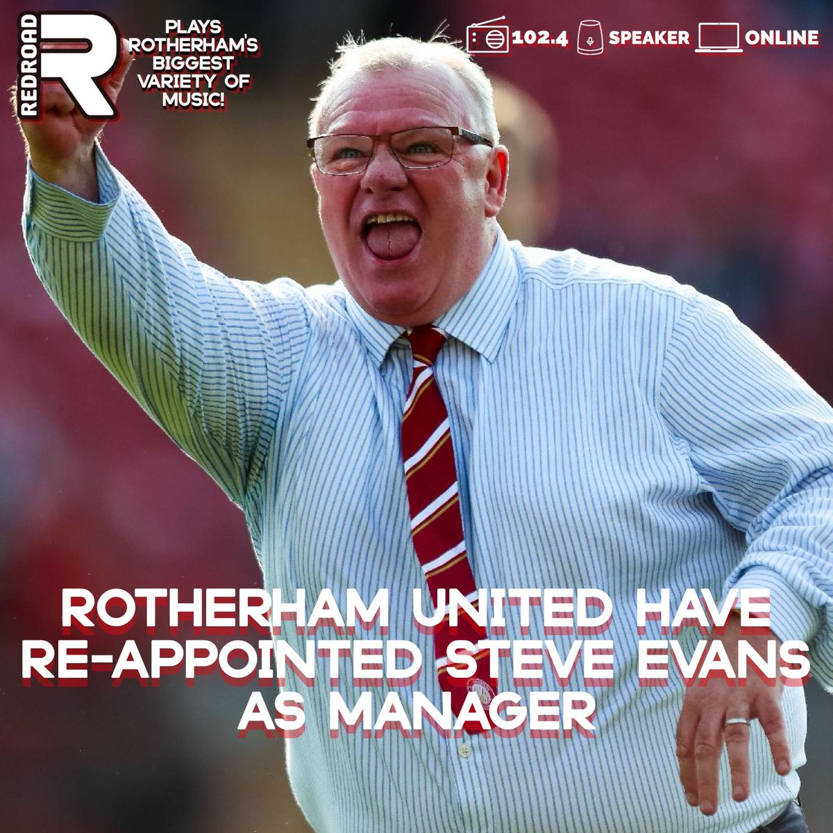 He’s back! Rotherham United have reappointed Steve Evans as their new manager. #RUFC