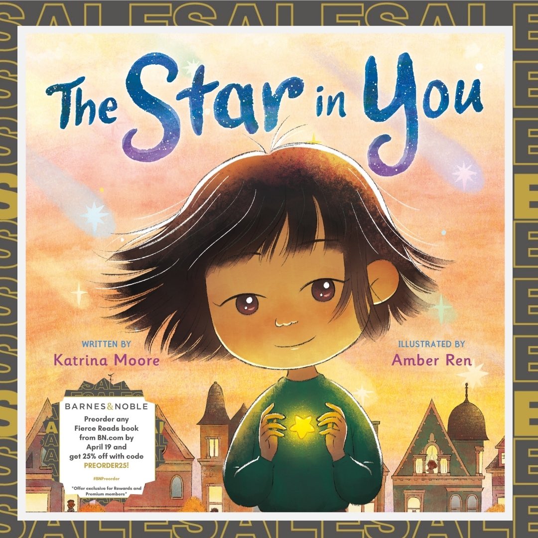 kmoorebooks's tweet photo. 🌟a stellar deal!🌟 you can preorder THE STAR IN YOU by me &amp; @AmberRenArt from BN by 4/19 &amp; get 25% off with code PREORDER25!💫⬇️

🔗 https://t.co/QidhMop5rV

💛💫@MacKidsBooks @MacKidsSL @BNMallofGA #BNPreorder25 https://t.co/TMm6Rwb2rk