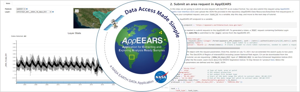 Webinar: Wed. April 24 2PM EDT (UTC-4) Topic: Learn how to extract analysis-ready data for point locations or areas of interest for specified variables and time ranges using NASA's Application for Extracting and Exploring Analysis Ready Samples. Info: go.nasa.gov/3Ubk6cR