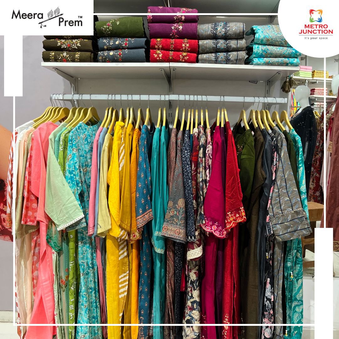 Don't miss out on the alluring ethnic wear at Meera Prem, #AtOurJunction.

Visit the store to shop soon.

#MetroJunctionMall #MeeraPrem #EthnicWear #IndianTraditionalWear