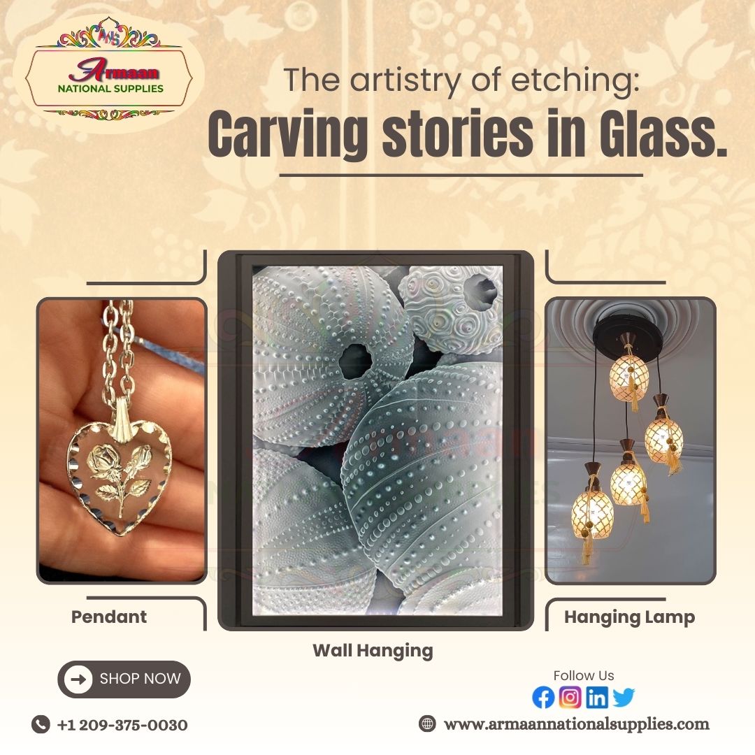 The artistry of etching: carving stories in glass.
.
.
.
.
#armaannationalsupplies​ #handmadejewelry​ #diycrafts #ShopNow #twitterpost #twittermarketing #twitterpage #twitterclaret.