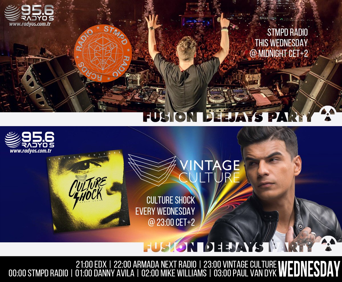 Here is the WEDNESDAY NIGHT of #fusiondeejays party on radyos.com.tr #deephouse #housemusic #futurehouse #techno #progressivehouse #trance and more #turkeysno1djradio CET+2