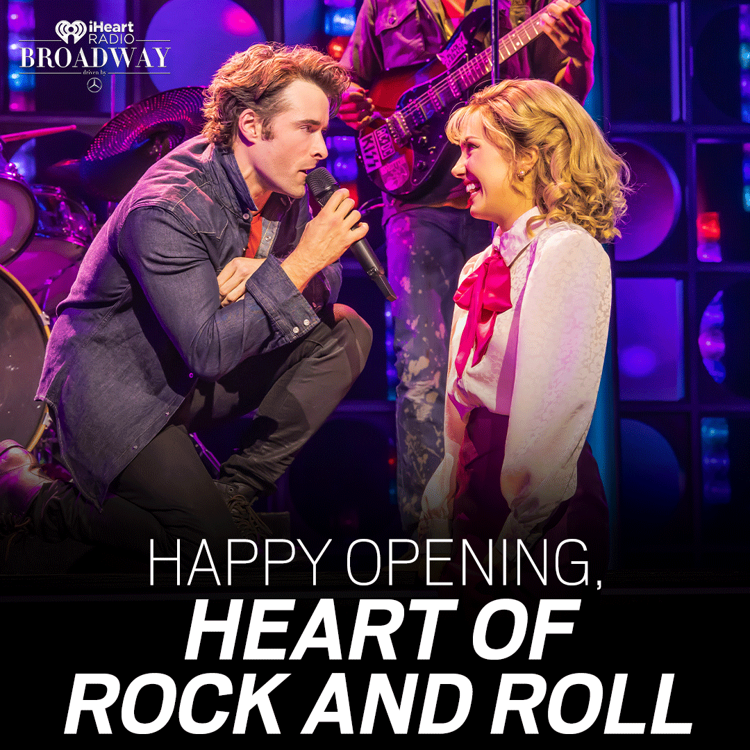 Bring on the Power of Love! 💖🔥 @HeartofRNRBway is opening tonight on Broadway 🎭