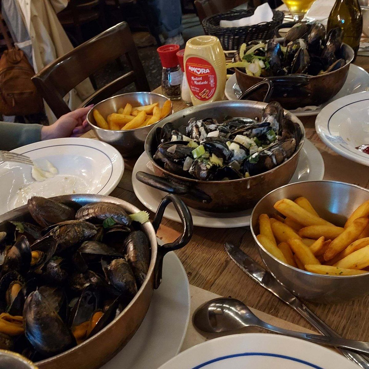 StatsHouse's tweet image. And here's the Moules-Frites, amazing!