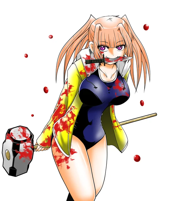 「LaLaLa…」第ニ巻表紙カット(桜)の全体図を公開しておきます。 