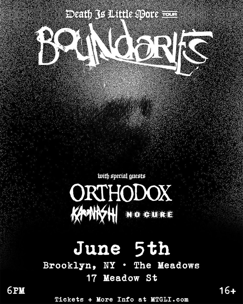 Our headlining show on June 5th has been moved from Amityville to Brooklyn at The Meadows. All tickets previously purchased for AMH are valid at the new location. If you are no longer able to attend, refunds are available at point of purchase.