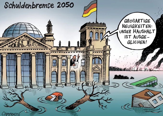 @MartinHuberCSU Frage: Wer hat denn die mittlerweile alles blockierende und schädigende #Schuldenbremse überhaupt eingeführt, an der auch die inkompetente #FDP so klebt? 😉