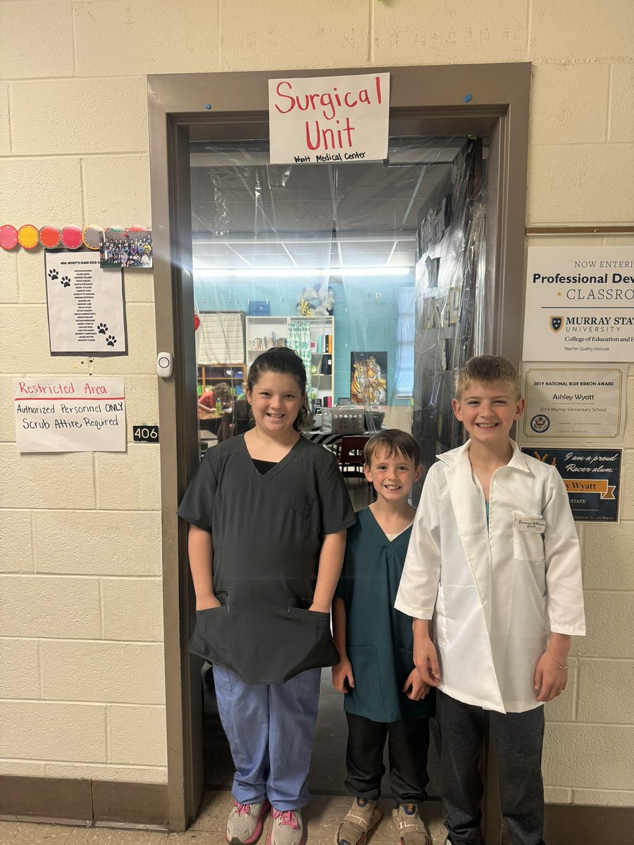 Text feature surgery is a great way to review nonfiction text features! These “surgeons” are ready to get started!! #MakeLearningFun #HandsOn #ThirdGrade #MurraySchools