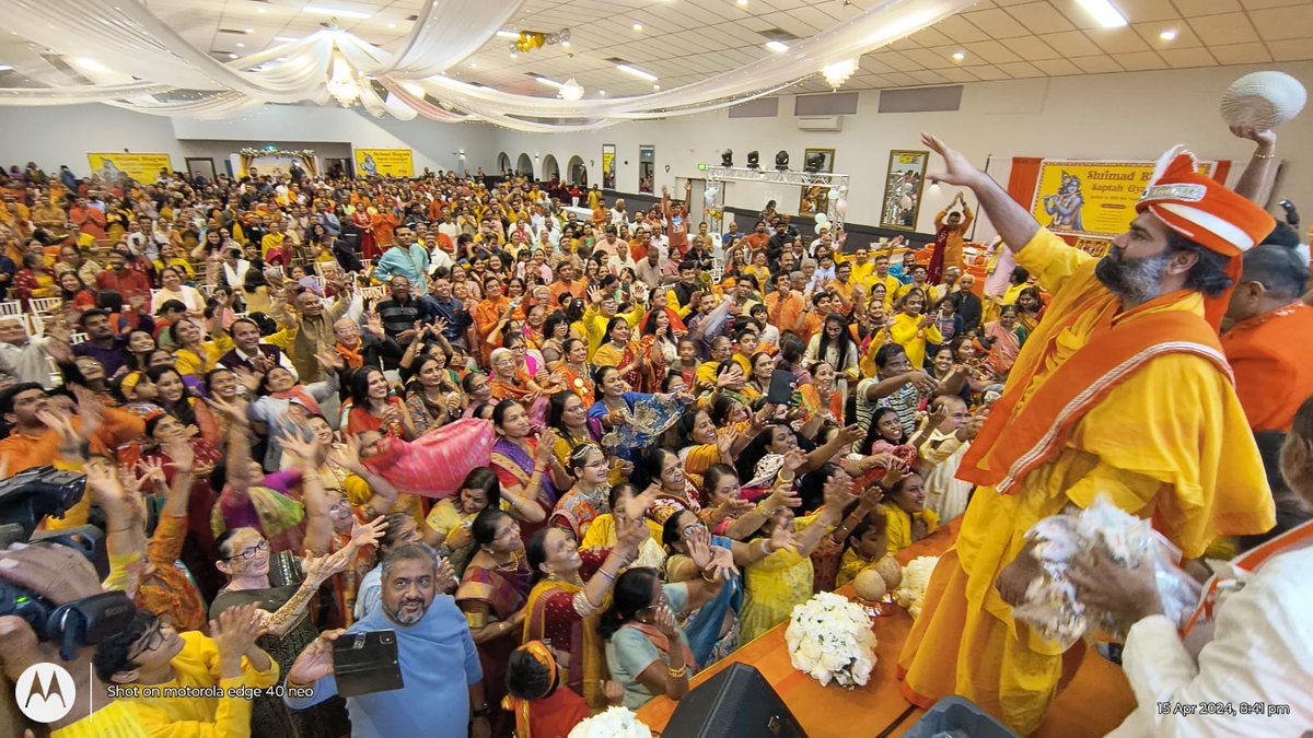 Day 4 Nandmahotsav glimpses 
Shrimad Bhagwat Saptah in Adelaide, Australia.

#krishna #katha #nandmahotsav #shrimadbhagwatkatha #saptah  #satsang #vrajrajkumarji #vyo #adelaide  #australiatravel
