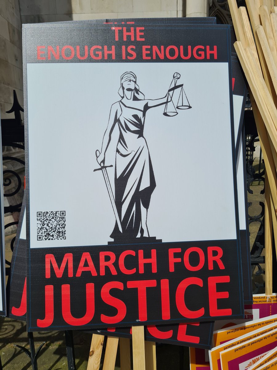 All ready to go for the march #stoprob #EnoughIsEnough #MarchForJustice #LondonMarch