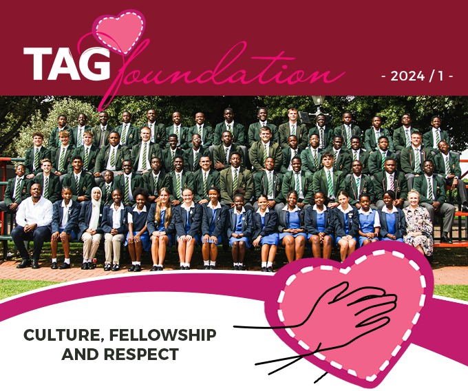 FoundationTag's tweet photo. 💗Culture
💗Fellowship
💗Respect
🗞️ @FoundationTag TAG Talk 2024/1 edition now out!
🖱️ https://t.co/MAA2ZR65pl
Our Tribe and our footprint of positive change & making a difference is growing! All thanks to our generous donors, sponsors, partner schools, friends & family💗🙏🇿🇦 https://t.co/tsgOZ1cPag