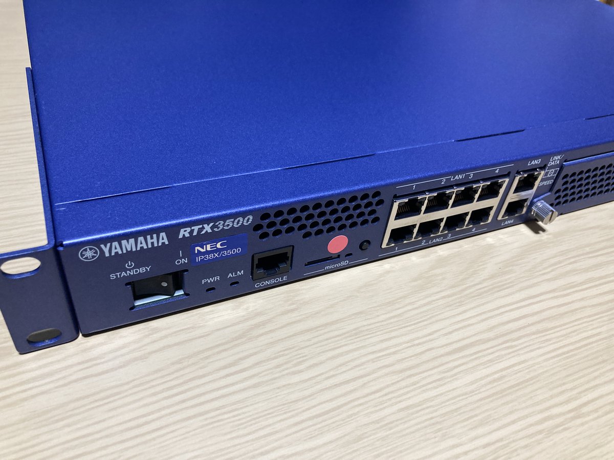 その他 YAMAHA RTX3500 RTX3500 仕様