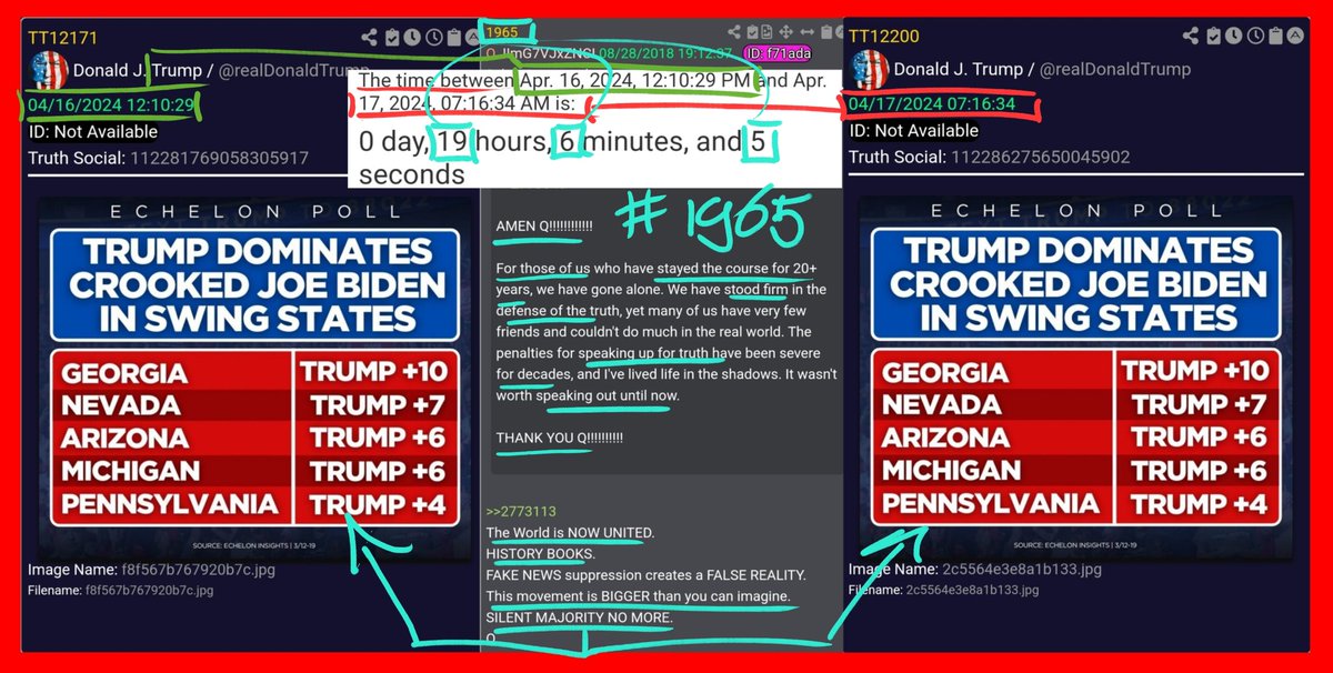 💥💥💥KABQQQQQM💥💥💥 💥SILENT MAJORITY NO MORE💥 🍿DONALD STARTING THIS 17TH🍿 ‼️WITH SOME NEXT LEVEL GAPCODE ACTION‼️ 19HRS 6MIN 5 SEC ##1965 Anon Says: AMEN Q!!!!!!!!!!!! FOR THOSE of us WHO have STAYED THE COURSE for 20+ years, we have gone alone. We have STOOD FIRM in the…