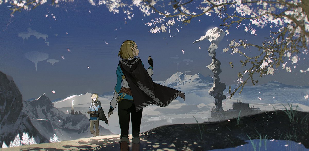 akihare_'s tweet photo. 桜吹雪

#Zelink #TearsOfTheKingdom https://t.co/BBmXGKOxJQ