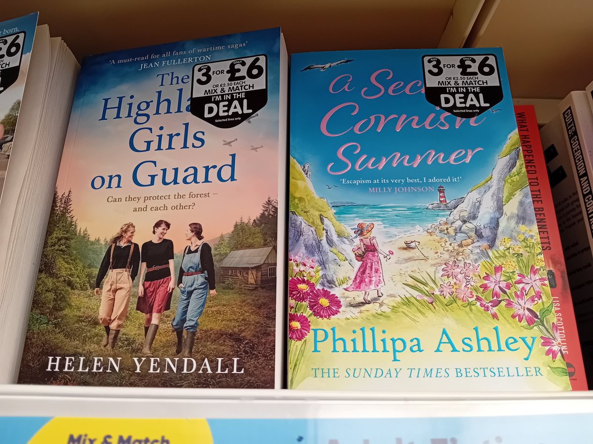 Lovely to see two of my fellow authors' books on display together today in The Works at Dobbies Garden Centre, Lichfield. I recommend them both😊 #BookTwitter @HelenYendall @PhillipaAshley @TheWorksStores @dobbies