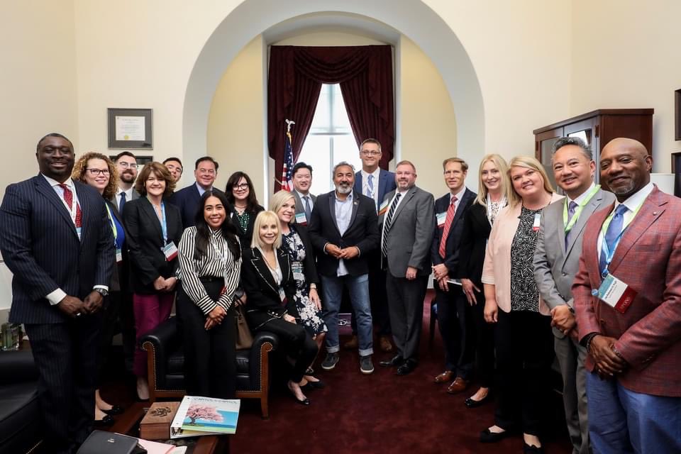 HC_SacValley's tweet photo. We are so glad to join with health care leaders from throughout the Sacramento region in meeting with members of Congress and other key decision makers to advocate for solutions to critical needs. Only together can we achieve the outcomes our patients and public deserve. https://t.co/fxaaJTKjtJ