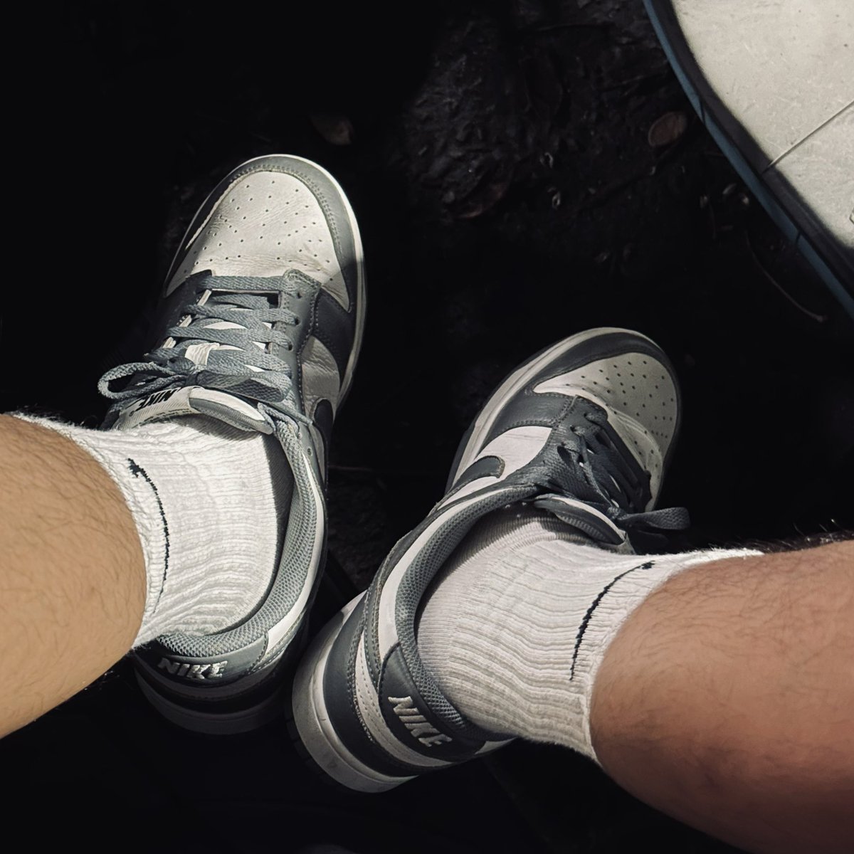 ericcc36's tweet photo. 好看嗎☺️ #白襪 #Nike #Dunk #whitesocks https://t.co/jxHtPOCnE5