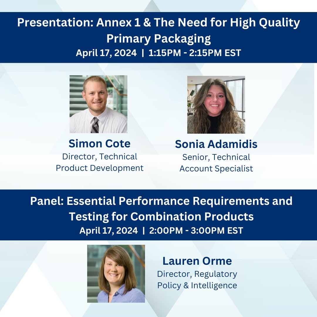 Swing by Booth 1557 at #Interphex today! Our team is excited to show you how our services can benefit you. #RegulatoryCompliance #Annex1