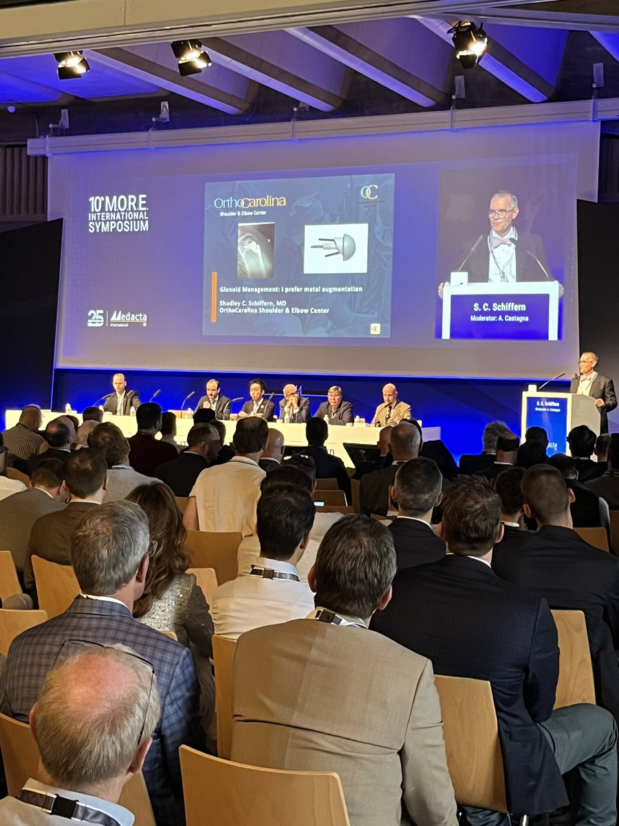 schiffern's tweet image. Honored to be on the faculty at the 10th M.O.R.E. International Symposium #Medacta #Lugano 🇨🇭