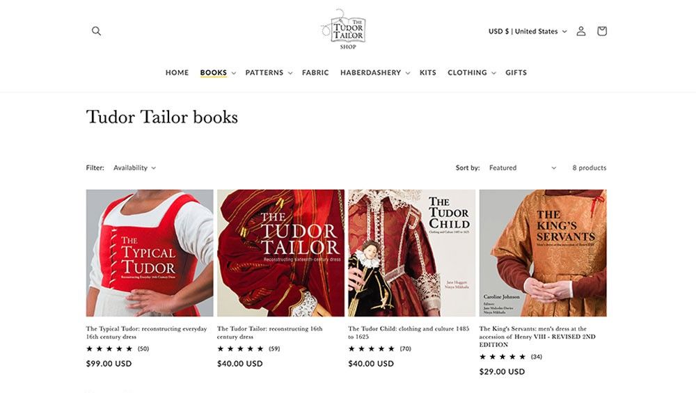 Are you busy planning your next project? A quick reminder to visit The Tudor Tailor’s *NEW* online shop which enables us to offer many of our books and resources for making historic costume at cheaper prices than on our other online platforms! 👇 

shop.tudortailor.com