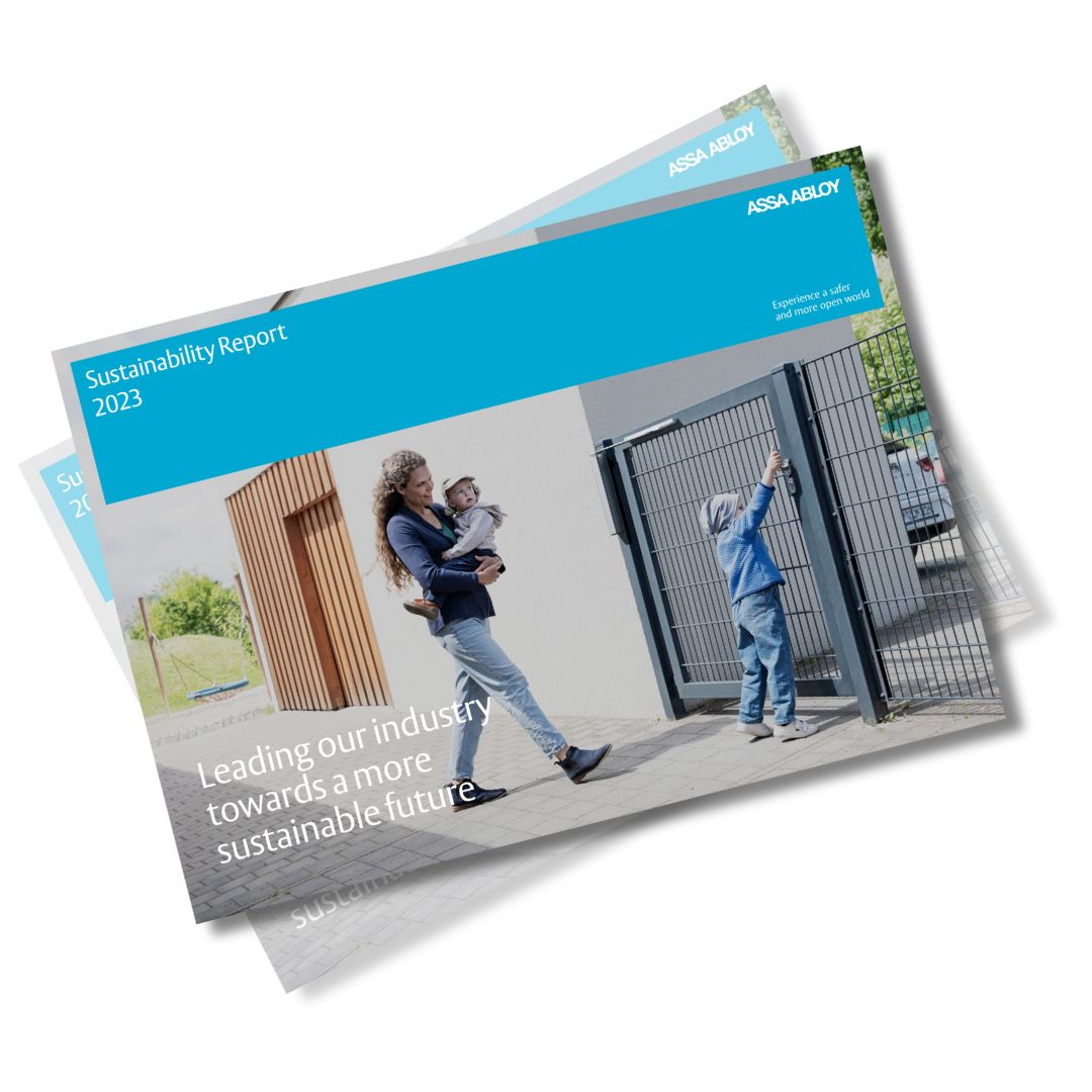 We are proud to be part of ASSA ABLOY, a global company that leads the field in terms of sustainability.

Our latest sustainability report is now available. Download it here to get the full picture of our goals, targets and progress: 
brnw.ch/21wITRV