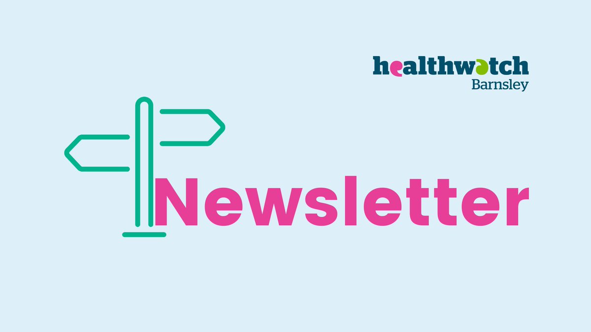 Would you like to learn more about our efforts to help Barnsley people be heard in decisions related to their health and care? Read Healthwatch Barnsley's latest newsletter and hear about the great things the team has been up to lately 👇 rb.gy/3h0kw3 #LoveBarnsley
