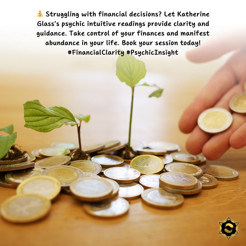 💰 Struggling with financial decisions? Let Katherine Glass's psychic intuitive readings provide clarity and guidance. Take control of your finances and manifest abundance in your life. Book your session today! #FinancialClarity #PsychicInsight rfr.bz/tl6yesi
