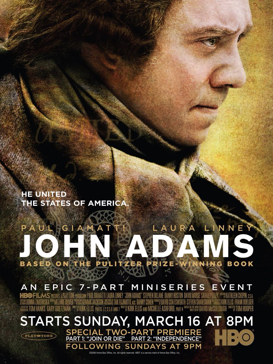 #NowWatching #HBO’s #JohnAdams!

Has anyone else seen this?

I watched it many years ago with my dad. I was pretty young. I’m glad to be going back to it.