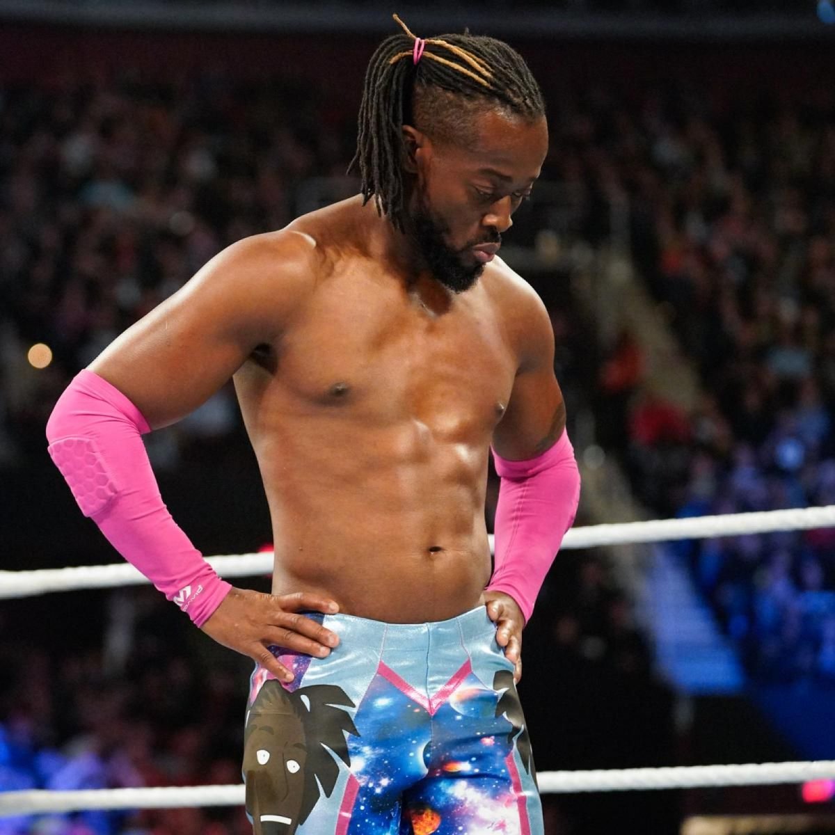 WrestleFeatures's tweet photo. WWE Legend Kofi Kingston will be challenging for the World Title during WWE's UK tour. 

Kingston vs. Priest is confirmed for at least one show at present. https://t.co/bTuV4GOq1c