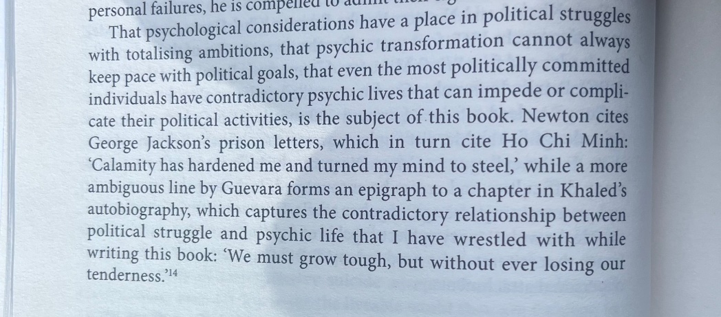 Already enjoying Burnout by @hhnnccnnll @VersoBooks. Where has such a book been until now… “…psychic transformation cannot always keep pace with political goals…even the most politically committed individuals have contradictory psychic lives…”