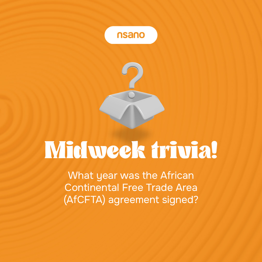 Test your knowledge with this snap trivia. 😎

If you had to check Google or use AI, report yourself in the comments.👀

#NsanoTrivia #AfricanTrade