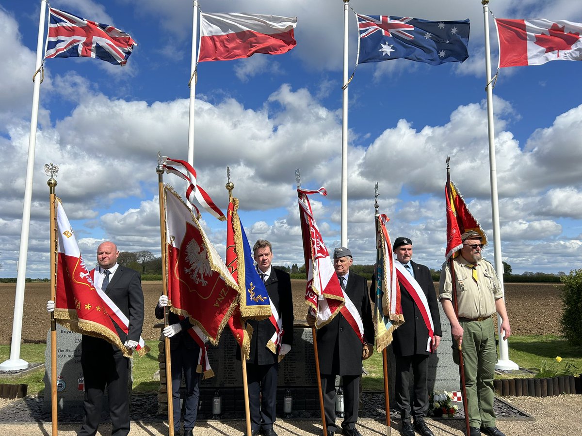 PLinManchester's tweet photo. Official opening of the RAF Ingham Heritage Centre to honour the Polish airmen who flew alongside the RAF during WWII. Polish Bomber Squadrons Centre will serve as a lasting tribute to their bravery and sacrifices. https://t.co/DEfgQBDeAU