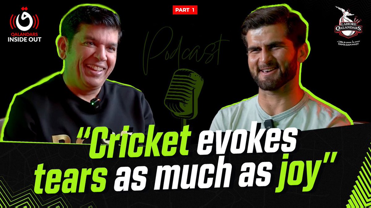 Exploring the essence of Shaheen Afridi(ness): A detailed conversation | Qalandars Inside-out | Podcast LINK to YOUTUBE:  youtu.be/DKW-VaErwyI?si…