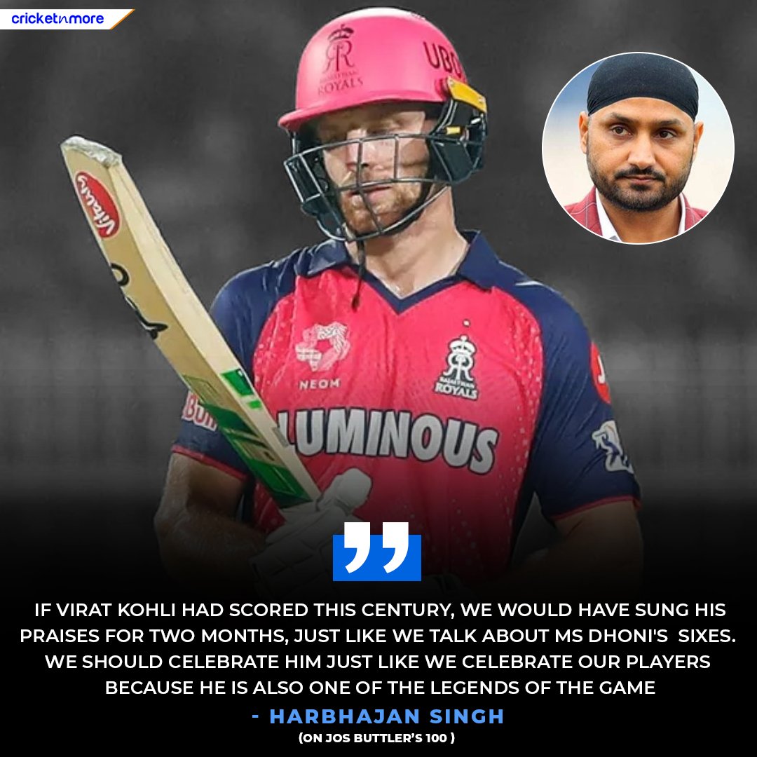 Agree With Bhajji? #IPL2024 #KKRvRR #JosButtler #HarbhajanSingh