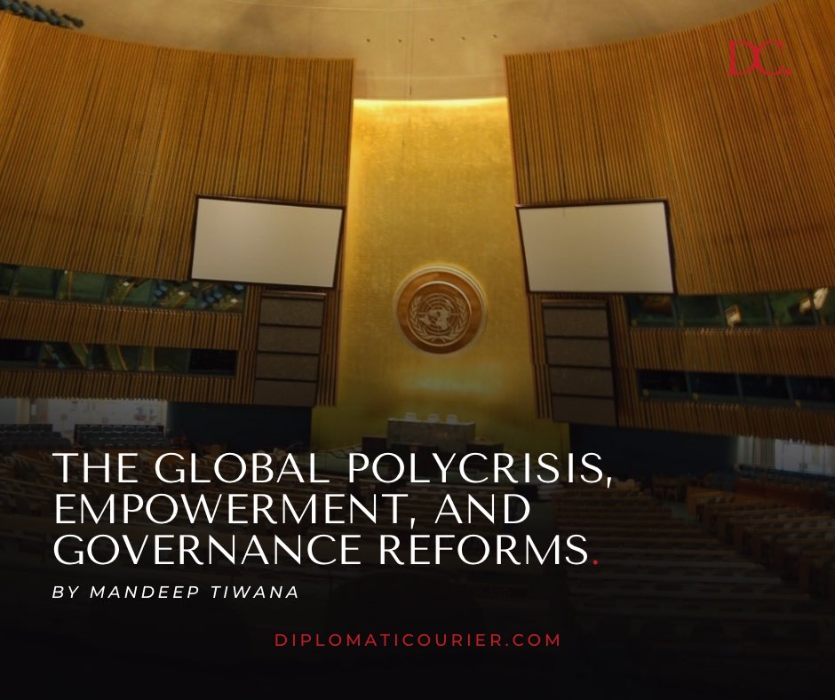The world is facing a polycrisis, and that’s because our global governance institutions privilege state interests. To fight the polycrisis, global governance institutions must be influenced by people, writes @CIVICUSalliance’s @mandeep_tiwana1. diplomaticourier.com/posts/global-p…