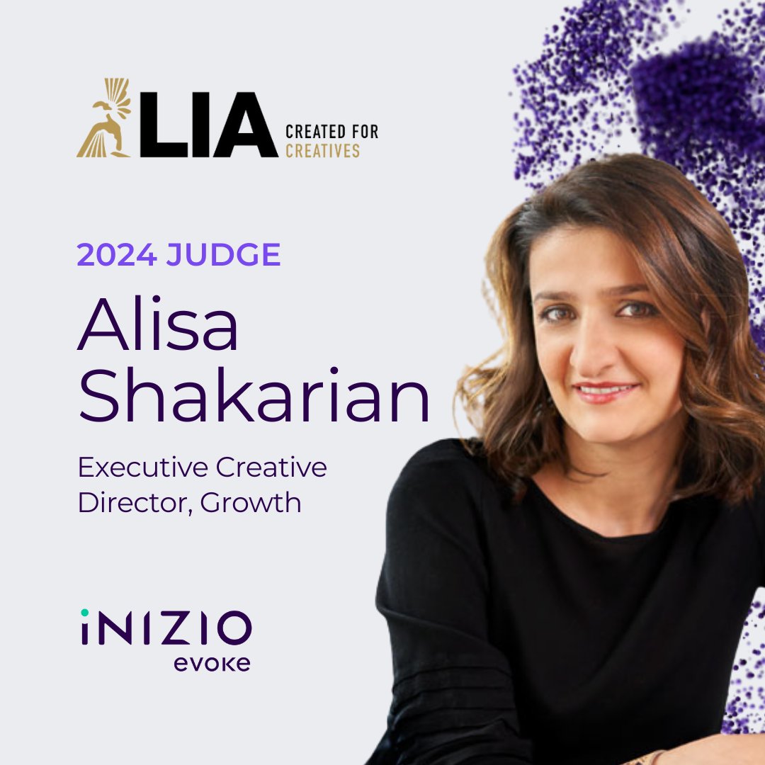 Alisa Shakarian, Executive Creative Director, Growth, is one of this year’s jurors at the @LIAawards! As part of the Health & Wellness-Craft and Pharma & Medical-Craft Jury, Alisa will share her wealth of experience to judge some of the world’s best creative campaigns. #LIAawards