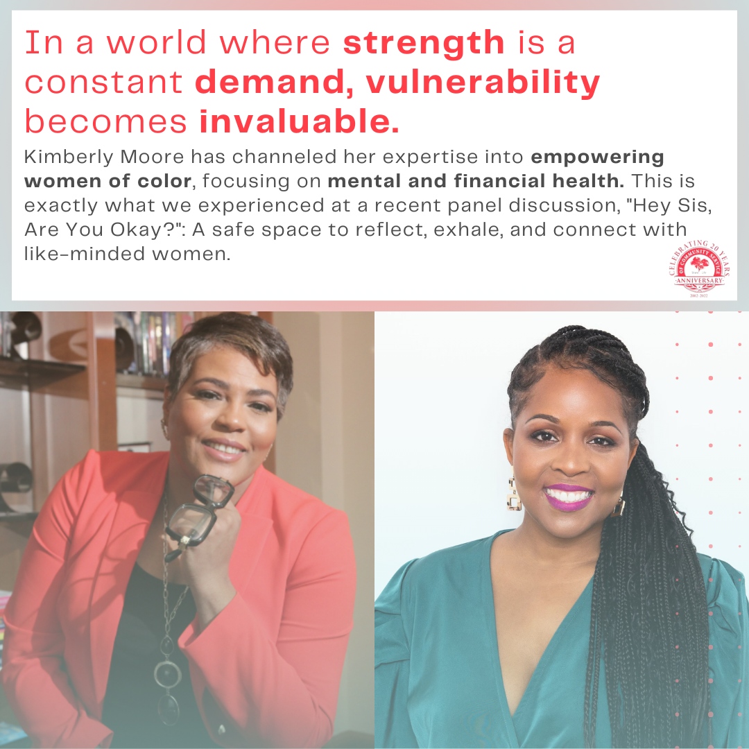 'Hey Sis, Are You Okay?' by 'Black Woman Be Whole' founders Ednesha Saulsbury, LCSW, and Kimberly Moore, is a vital resource for mental and emotional health. It empowers readers to ask, 'Am I okay?' Learn more at blackwomanbewhole.com #HeySisAreYouOkay #MentalHealthAwareness