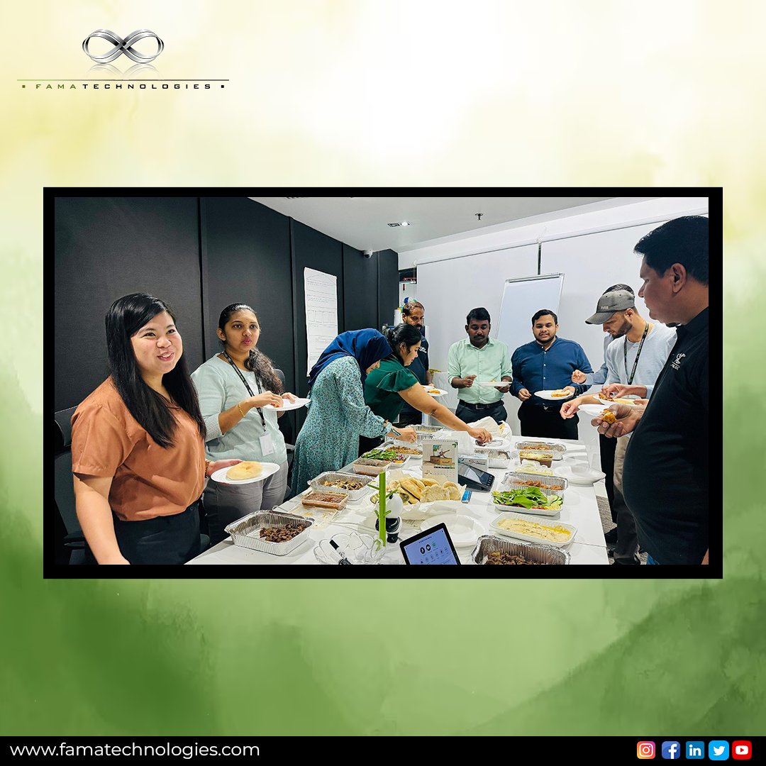 FamaTechnologiz's tweet photo. 📸✨Take a look at the awesome time we had at the FAMA Technologies Dubai Office!
We laughed, enjoyed delicious food, and grew closer as a team.
Check out the fun we had! 🔥💼
#TeamFun #FAMAFamily #GoodTimes #WorkPerks 🌟#famatechnologies https://t.co/rfV6tuh7cP