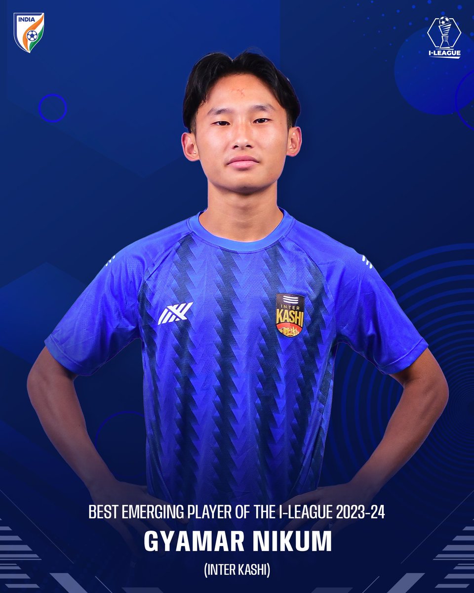 𝐄𝐦𝐞𝐫𝐠𝐢𝐧𝐠 𝐏𝐥𝐚𝐲𝐞𝐫 𝐨𝐟 𝐭𝐡𝐞 𝐒𝐞𝐚𝐬𝐨𝐧✨ @InterKashi's @nikumgyamar77 is a star in the making 🌟 #IndianFootball ⚽️