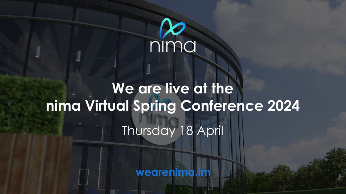 We are live #nimaVirtualSpringConference2024 For those who have already joined us, welcome and we hope to see more of you through the day as we talk whole-life #data and #informationmanagement in the #digital built environment. Registration is still open: wearenima.im/events-calenda…